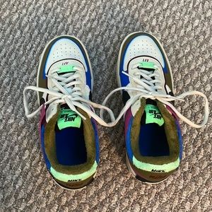 Colorful nike air force 1